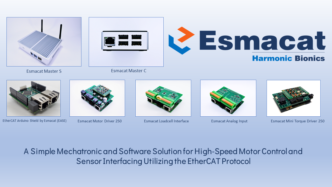 Esmacat: Easy and Smart EtherCAT Solutions
